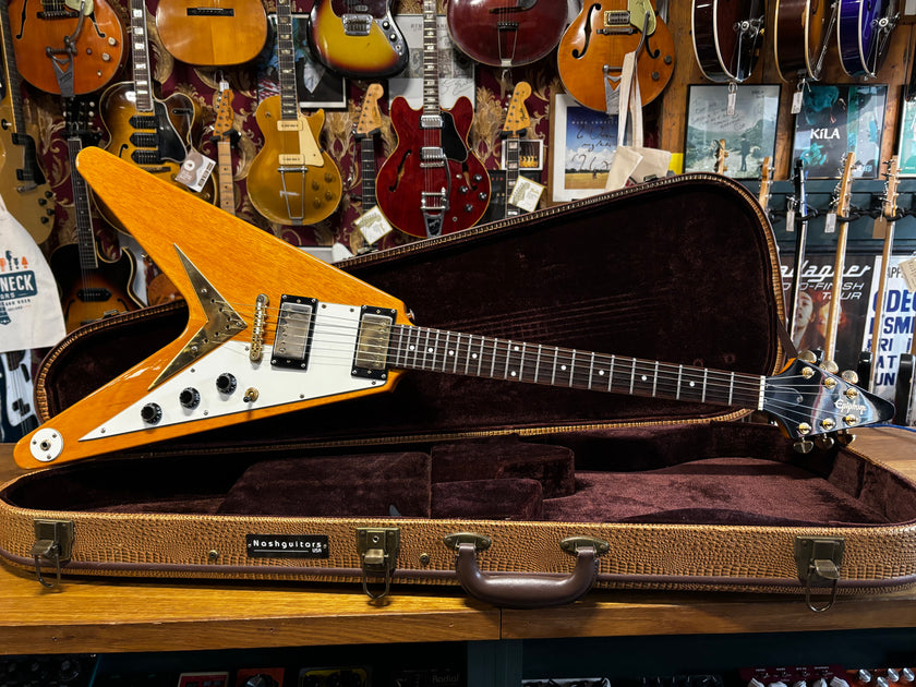 Epiphone '58 Korina Flying V Natural 2005 - Some Neck Guitars