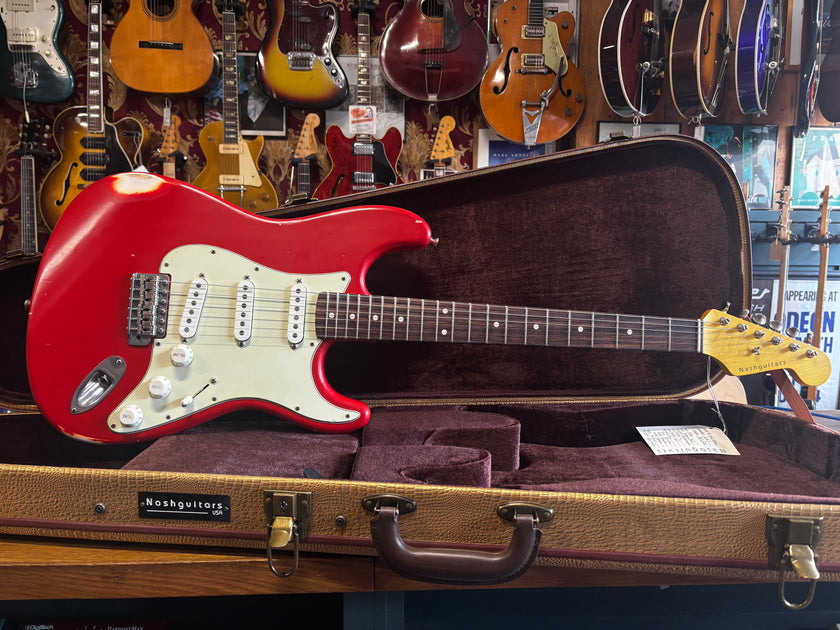 【超限界値下げ！】Nash Guitars S-63 フェスタレッド レリック Used Nash Guitars S-63 Red Solid Body Electric Guitar Red
