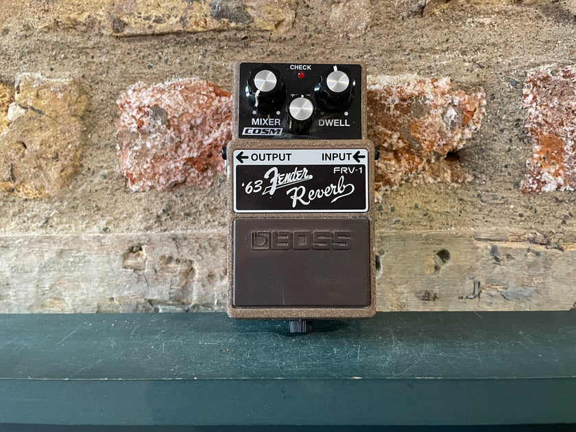 【3/14まで】BOSS ‘63 fender REVERB FRV-1 BOSS FRV-1 63 Fender Reverb Pedal at Gear4music
