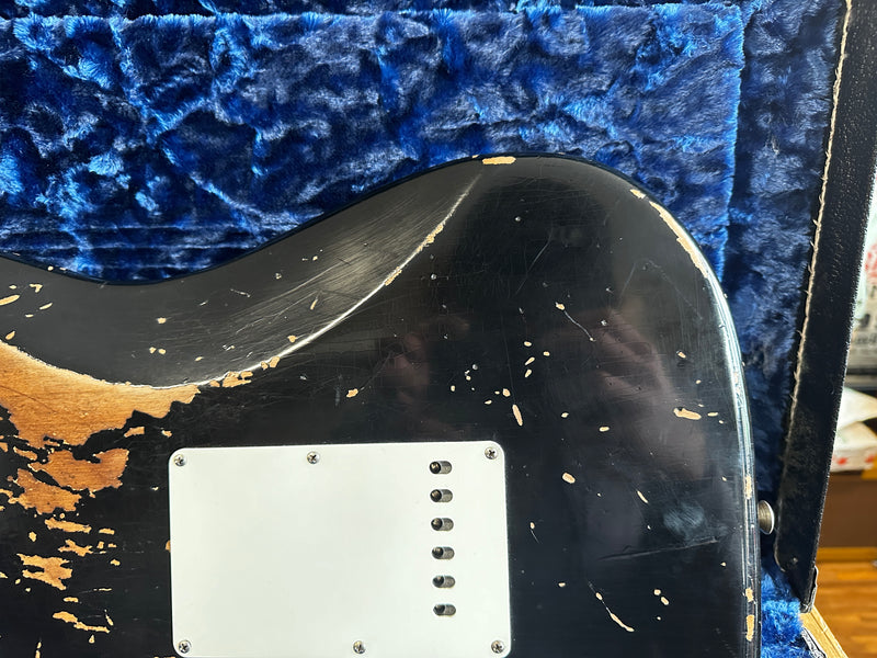 Fender Custom Shop '65 Stratocaster Heavy Relic Black 2022