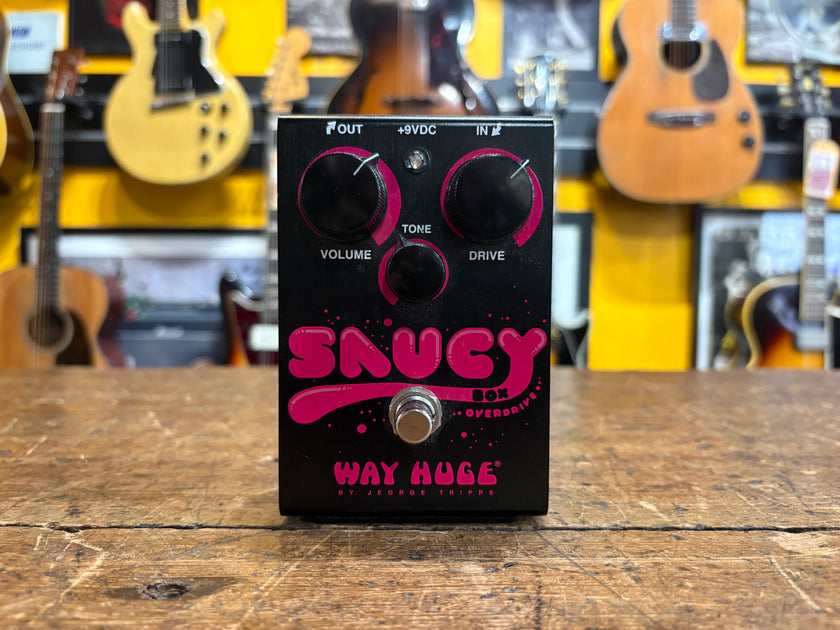 Way Huge Saucy Box Overdrive - Some Neck Guitars