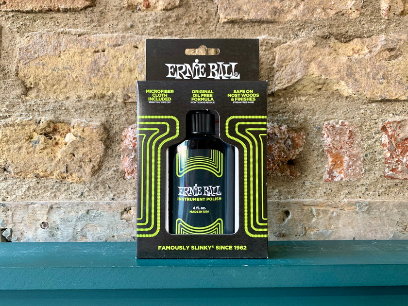 Ernie Ball Instrument Polish and Microfibre Cloth Some Neck Guitars