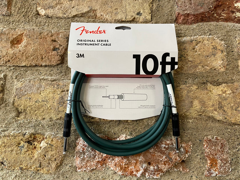 Fender Contour™ Kabel 3m Sherwood Green - Premium Instrumentenkabel
