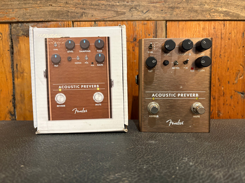 fender acoustic reverb pedal Fender Acoustic Preverb Preamp/Reverb