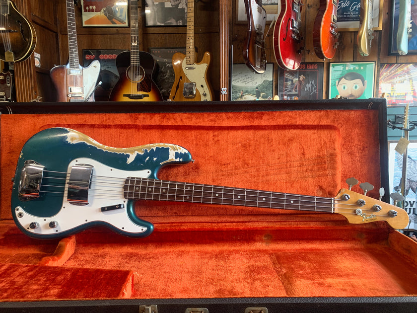 Fender Precision Bass 1965 Lake Placid Blue - Some Neck Guitars