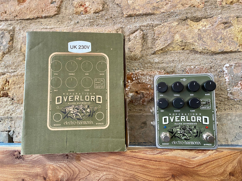 operation overlord pedal Electro-Harmonix Overlord Overdrive/Boost