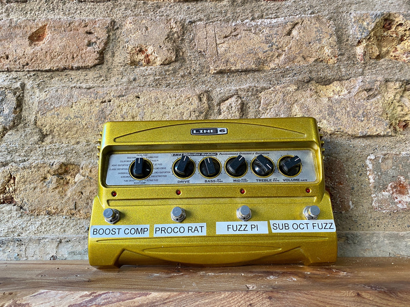 LINE 6 DM-4 Distortion Modeler ゴールド Amazon | 【国内正規品】LINE6 ディストーションモデラー Stompbox