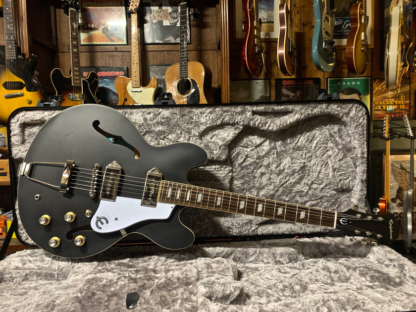 Epiphone Casino Worn Ebony - Some Neck Guitars