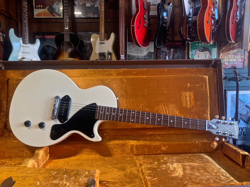 2011 Gibson USA Les Paul Junior アップグレード付 Gibson Les Paul Junior Satin White 2011 - Some Neck Guitars