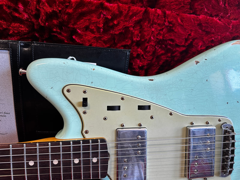 Fender Custom Shop Dealer Select '61 Jazzmaster Wide Range Relic Surf Green Left-Handed 2022