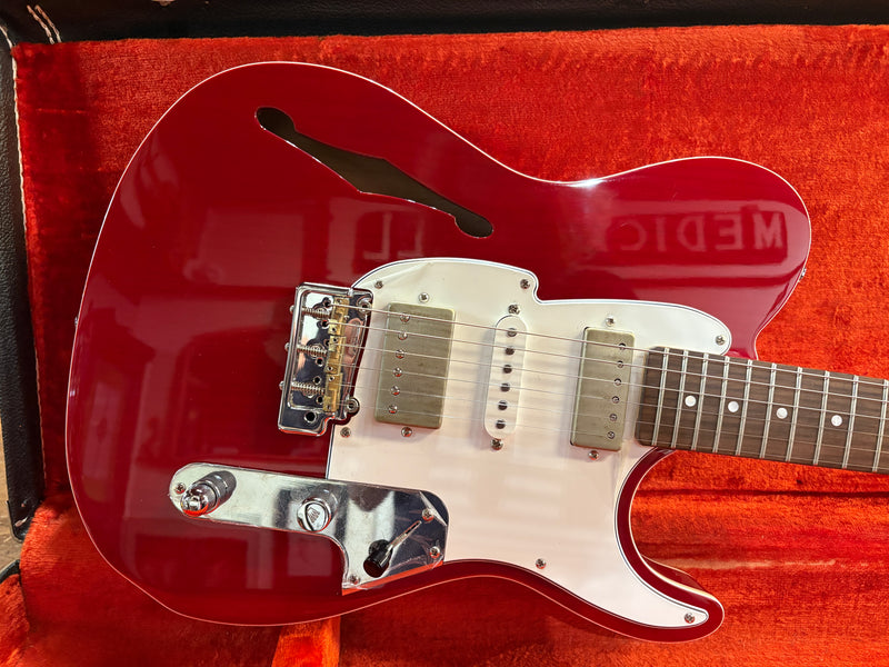 Fret-King Country Squire Semitone De Luxe See Through Red