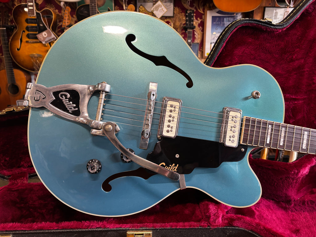 Guild X-160 Rockabilly Metallic Blue 1997 - Some Neck Guitars