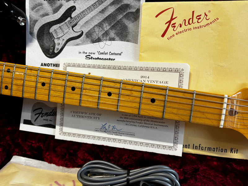 Fender 60th Anniversary American Vintage 1954 Stratocaster Sunburst 2014