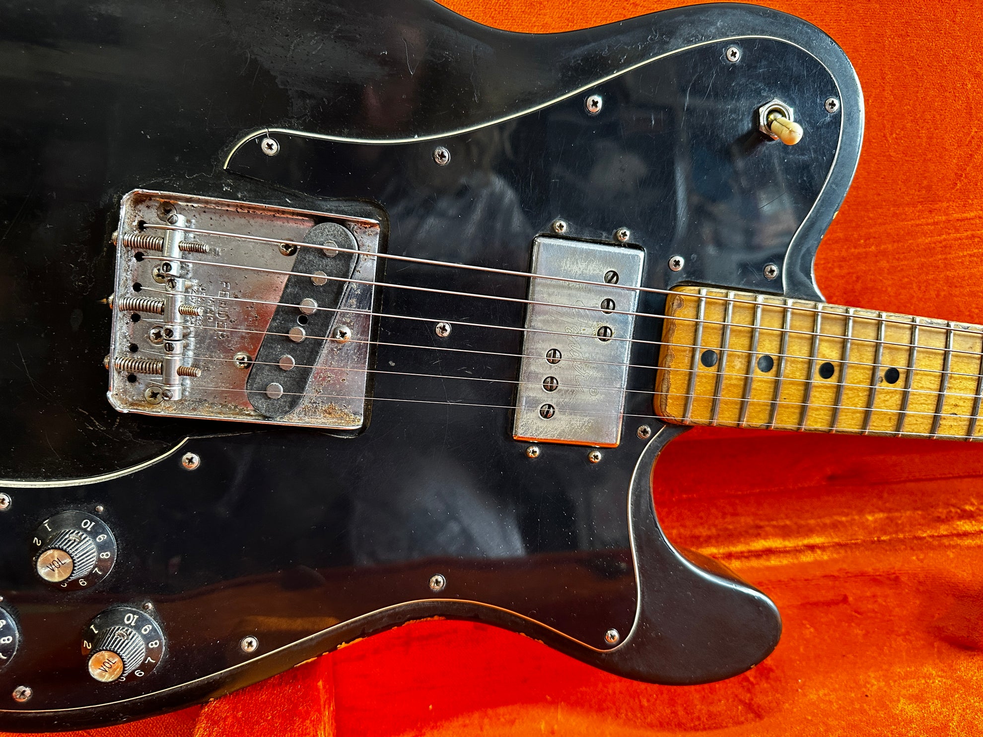 1973 Telecaster Fender Telecaster Custom Black 1973 - Some Neck Guitars