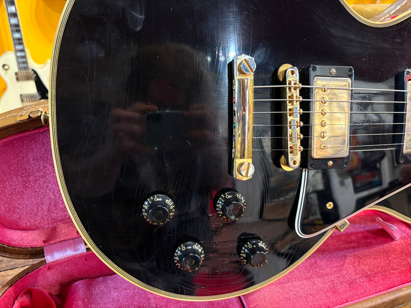 Gibson Custom Shop Murphy Lab '57 Les Paul Custom Reissue Ultra Light Aged Ebony 2022