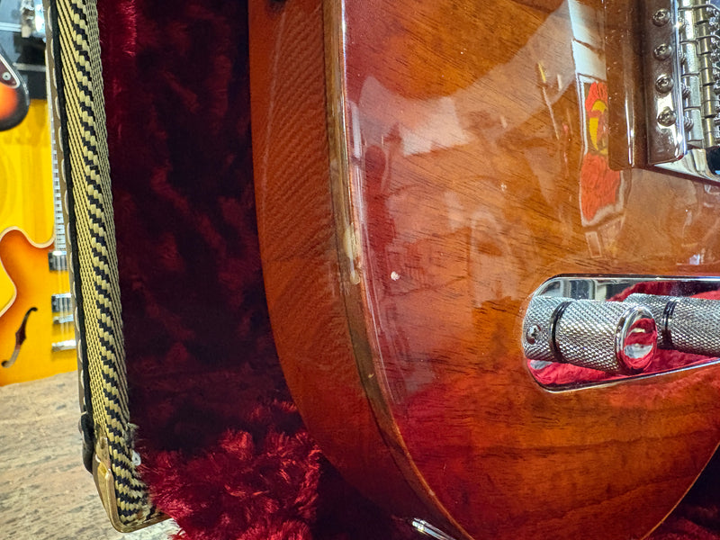 Fender American Select Carved Top Koa Telecaster Sienna Edge Burst 2011