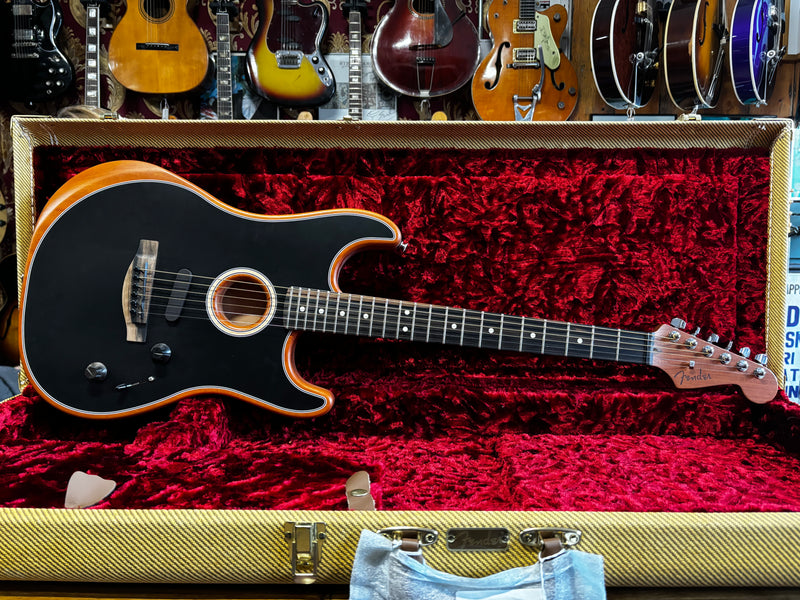 Fender American Acoustasonic Stratocaster Black 2020