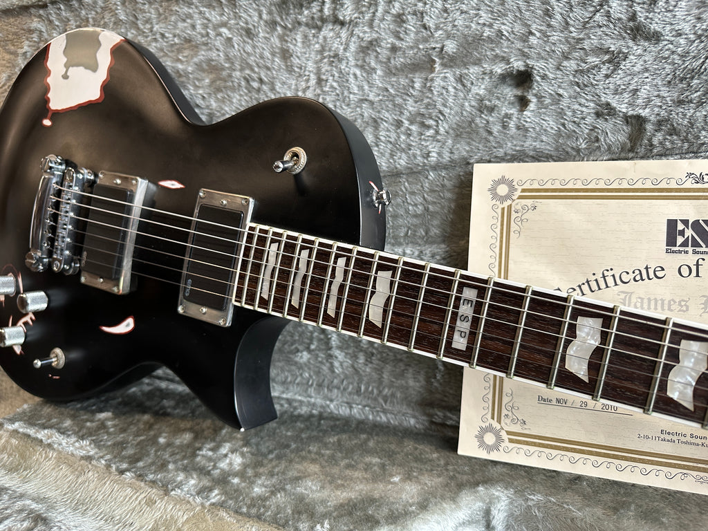 ESP Truckster James Hetfield Signature Black Satin 2010 Some Neck Guitars