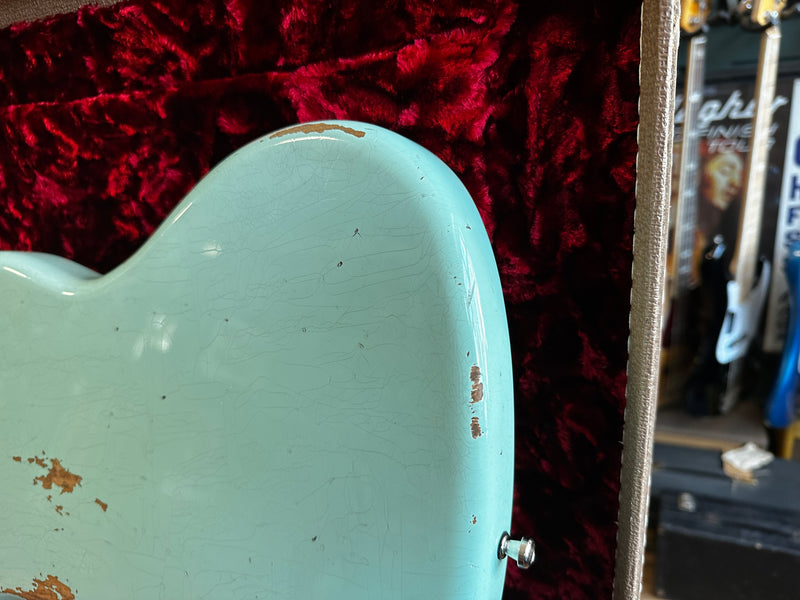 Fender Custom Shop Dealer Select '61 Jazzmaster Wide Range Relic Surf Green Left-Handed 2022