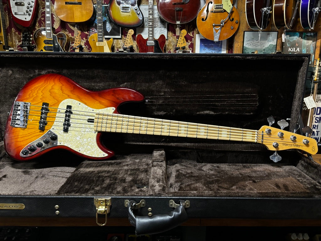 sire v7 tobacco sunburst Marcus Miller 4-String 2nd Gen Bass, Swamp Ash Body, TS, w/ Bag term consistency without altering the classic playing experience Marcus Miller V7 New Gen