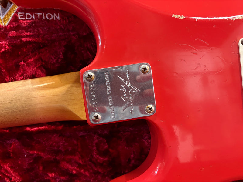 Fender Custom Shop '62 Stratocaster Reissue Brazilian Rosewood Fretboard Fiesta Red 2010