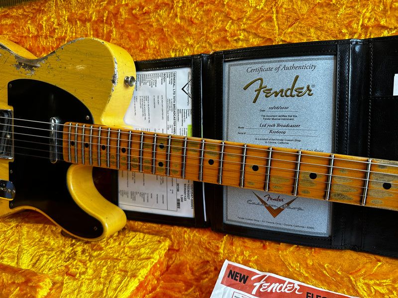 Fender Custom Shop Limited Edition 70th Anniversary Broadcaster Heavy Relic 2020