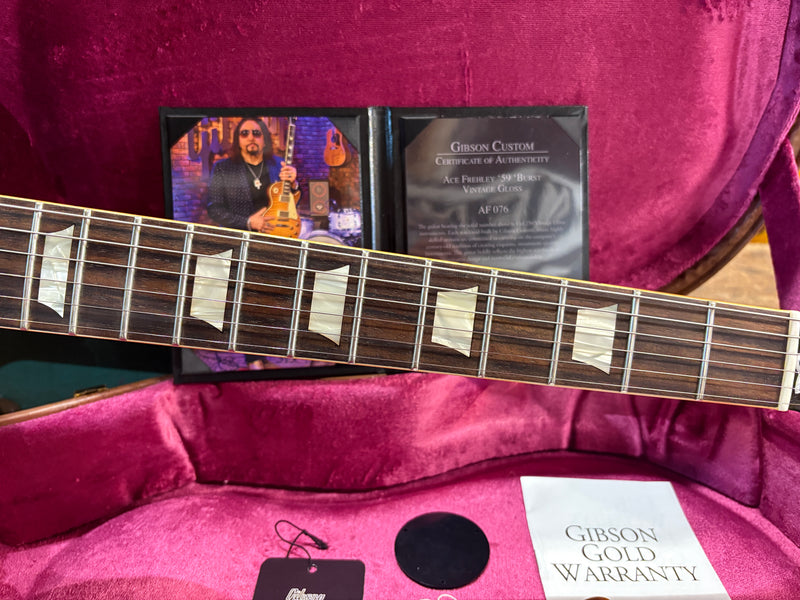 Gibson Custom Shop Ace Frehley '59 Les Paul Standard Vintage Gloss Dirty Lemon Frehley Burst 2015