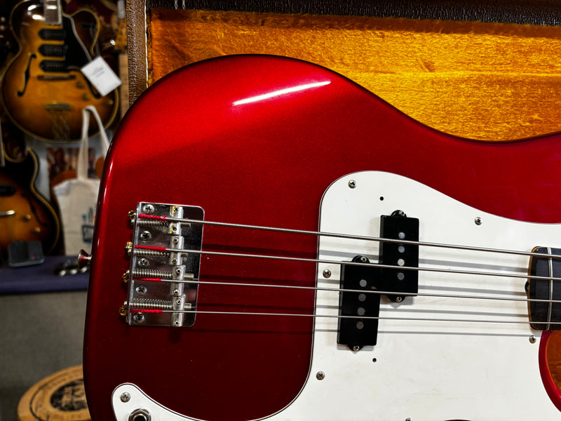 Fender '62 Precision Bass MIJ Candy Apple Red 1986