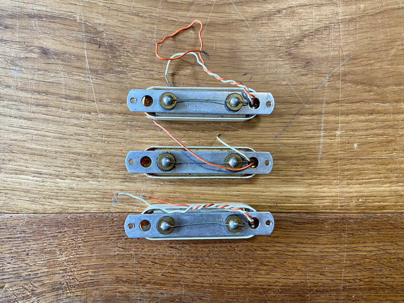 Fender Lace Sensor Gold SSS Pickup Set 1980s - Some Neck Guitars