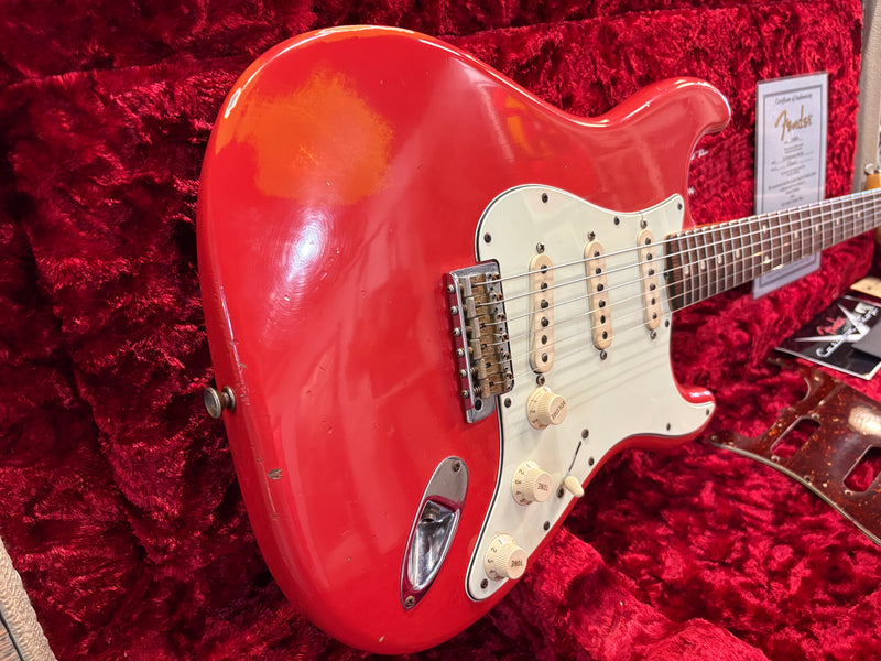 Fender Custom Shop '62 Stratocaster Reissue Brazilian Rosewood Fretboard Fiesta Red 2010