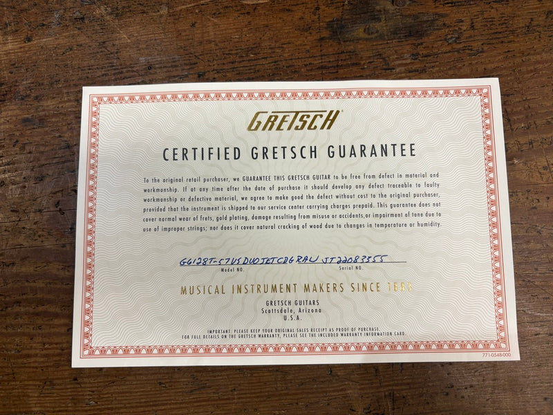 Gretsch G6128T-57 Vintage Select '57 Duo Jet Cadillac Green 2023