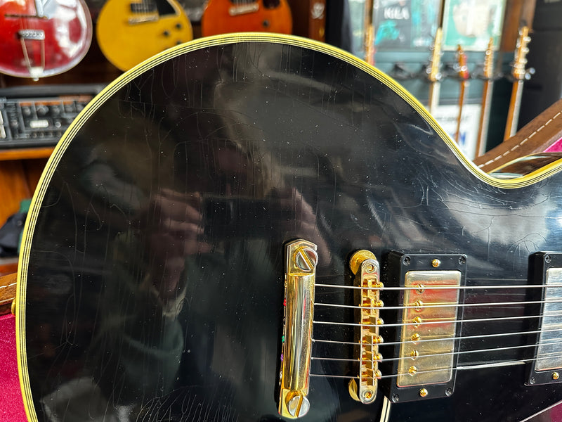 Gibson Custom Shop Murphy Lab '57 Les Paul Custom Reissue Ultra Light Aged Ebony 2022