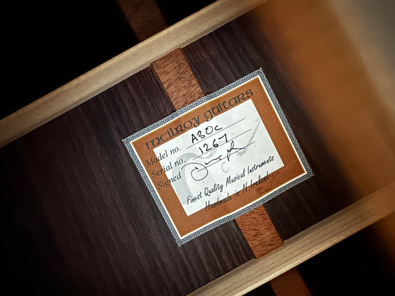 McIlroy A30c Sitka Spruce/East Indian Rosewood 2021