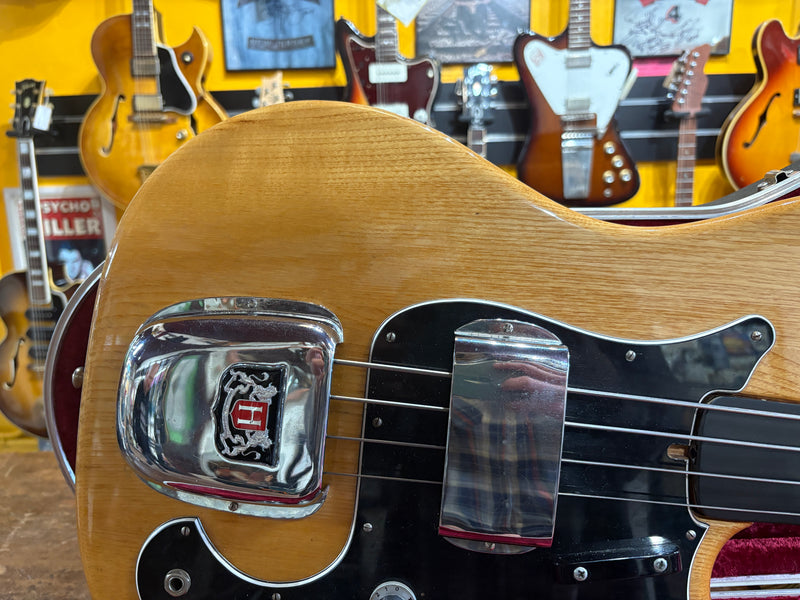 Hagstrom Scanbass Fretless Natural 1975