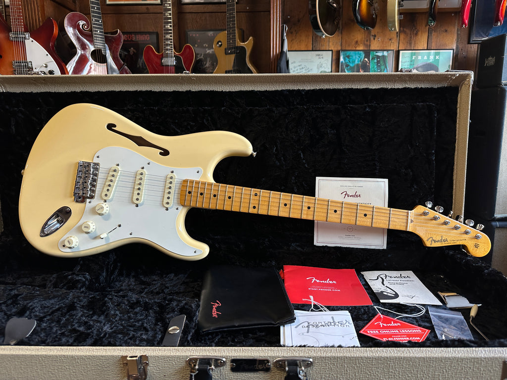 Fender Eric Johnson Thinline Stratocaster Vintage White Some Neck Guitars