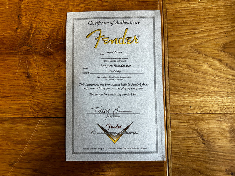 Fender Custom Shop Limited Edition 70th Anniversary Broadcaster Heavy Relic 2020