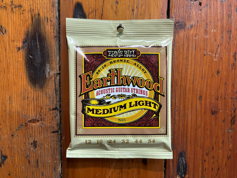 Ernie Ball EarthWood Medium Light 12's 80/20 Bronze