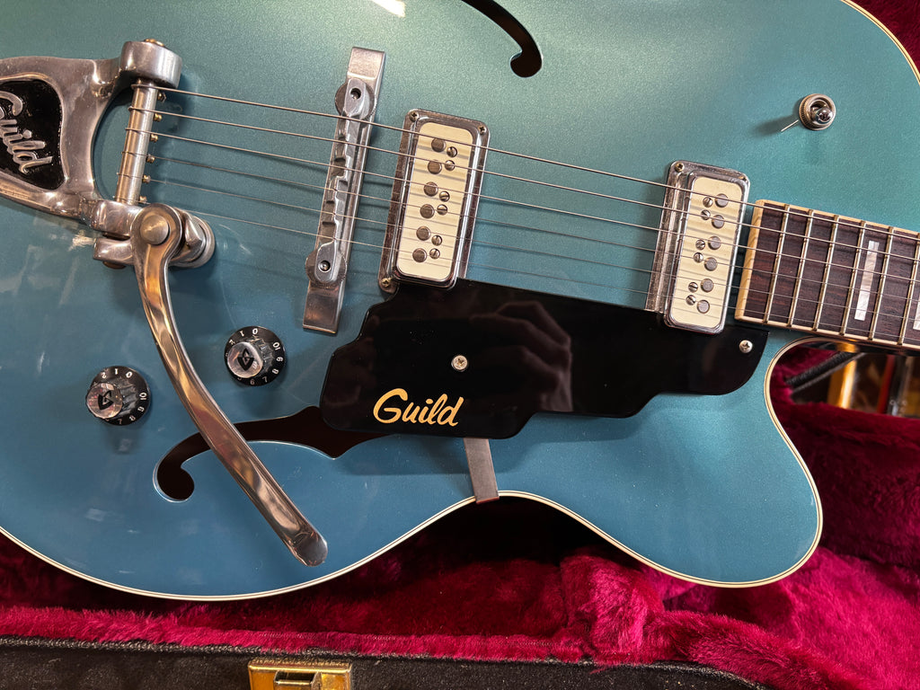 Guild X-160 Rockabilly Metallic Blue 1997 - Some Neck Guitars
