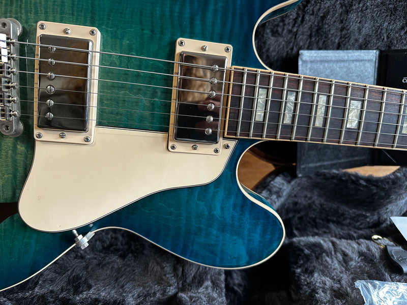 Gibson Memphis ES-335 Block Figured Aquamarine 2018