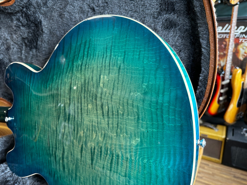 Gibson Memphis ES-335 Block Figured Aquamarine 2018