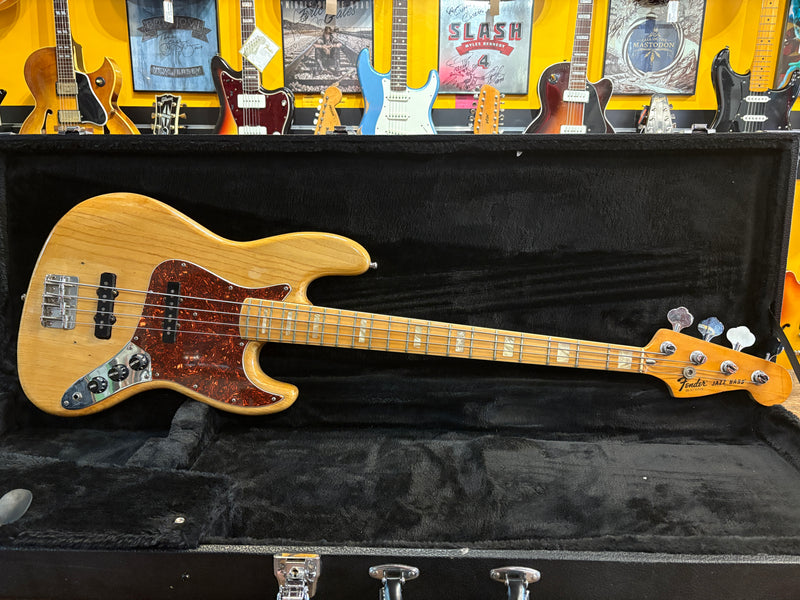 Fender Jazz Bass Natural Refinish 1977