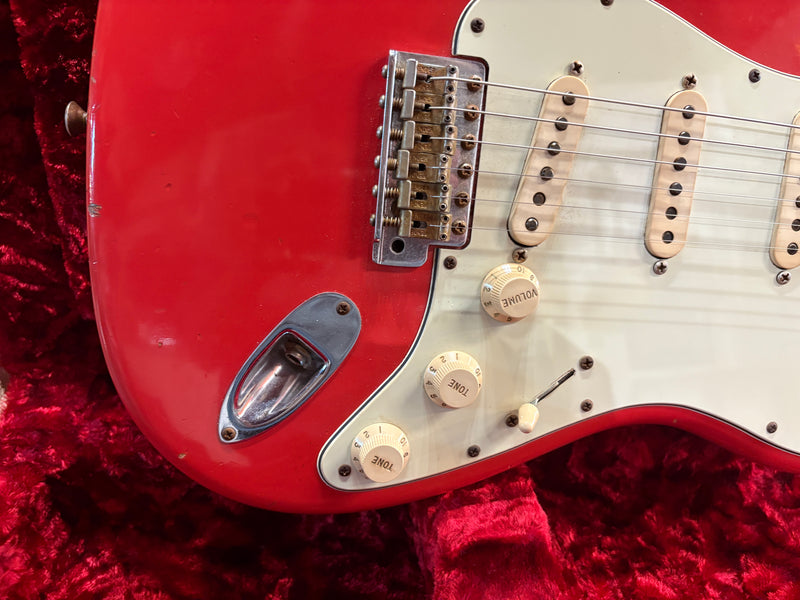 Fender Custom Shop '62 Stratocaster Reissue Brazilian Rosewood Fretboard Fiesta Red 2010