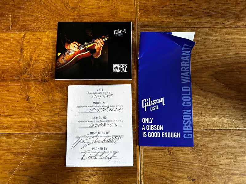 Gibson Les Paul Standard T Translucent Black 2016