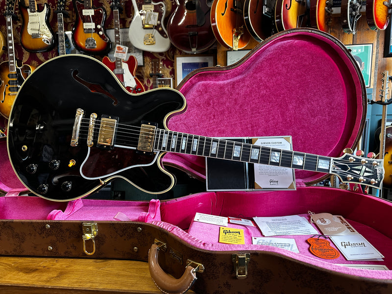 Gibson Custom Shop Murphy Lab '59 ES-355 Ultra Light Aged Ebony 2022