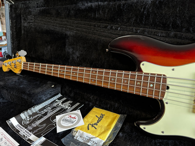 Fender American Deluxe Jazz Bass Left-Handed Sunburst 2007