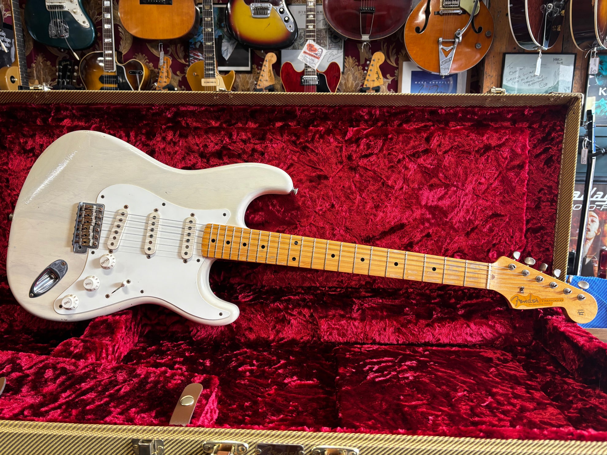 Fender Custom Shop '56 Stratocaster Relic Vintage Blonde 2007 Fender Custom Shop '56 Stratocaster Relic Vintage Blonde 2007