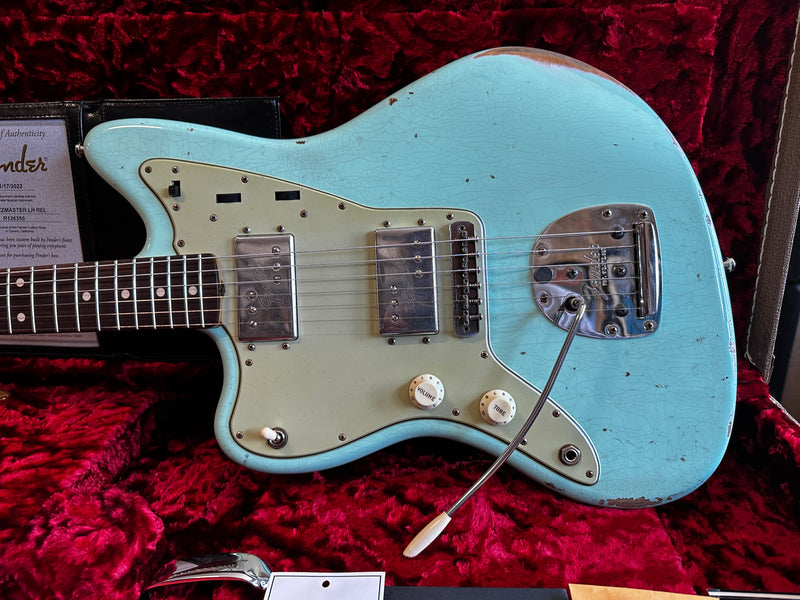 Fender Custom Shop Dealer Select '61 Jazzmaster Wide Range Relic Surf Green Left-Handed 2022