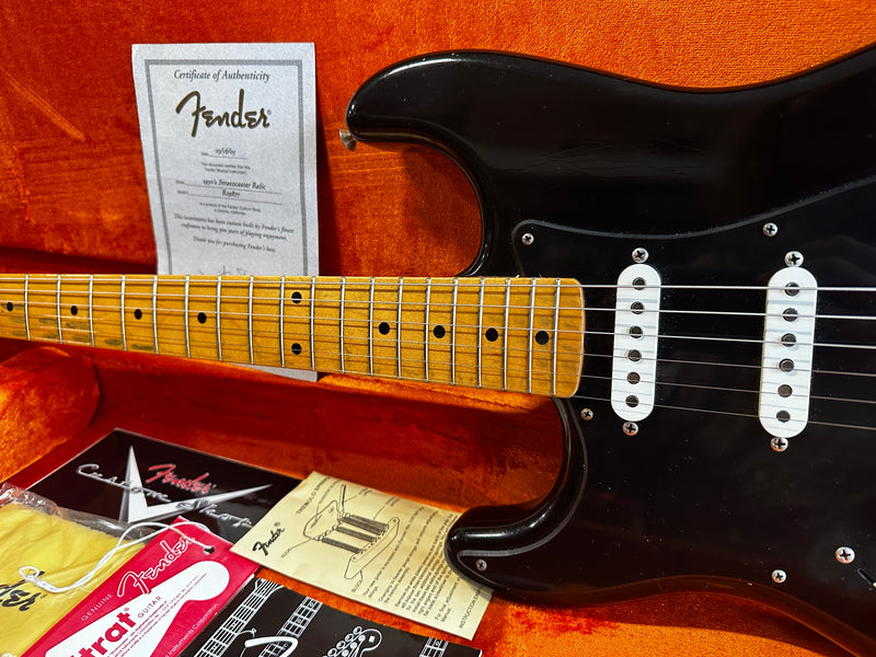 Fender Custom Shop '50's Stratocaster Relic Left-Handed Black 2005