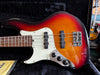 Fender American Deluxe Jazz Bass Left-Handed Sunburst 2007