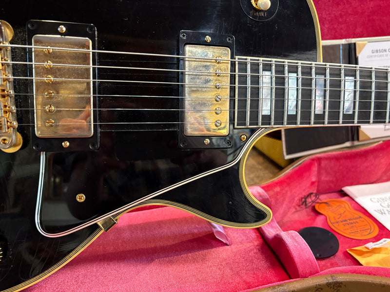 Gibson Custom Shop Murphy Lab '57 Les Paul Custom Reissue Ultra Light Aged Ebony 2022